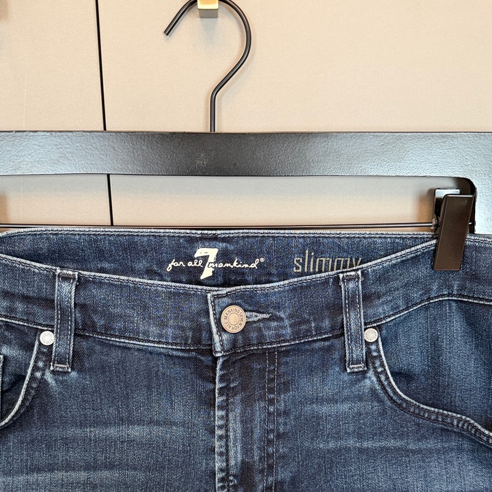 7 For All Mankind Men's Slimmy Jeans - Picture 2 of 3